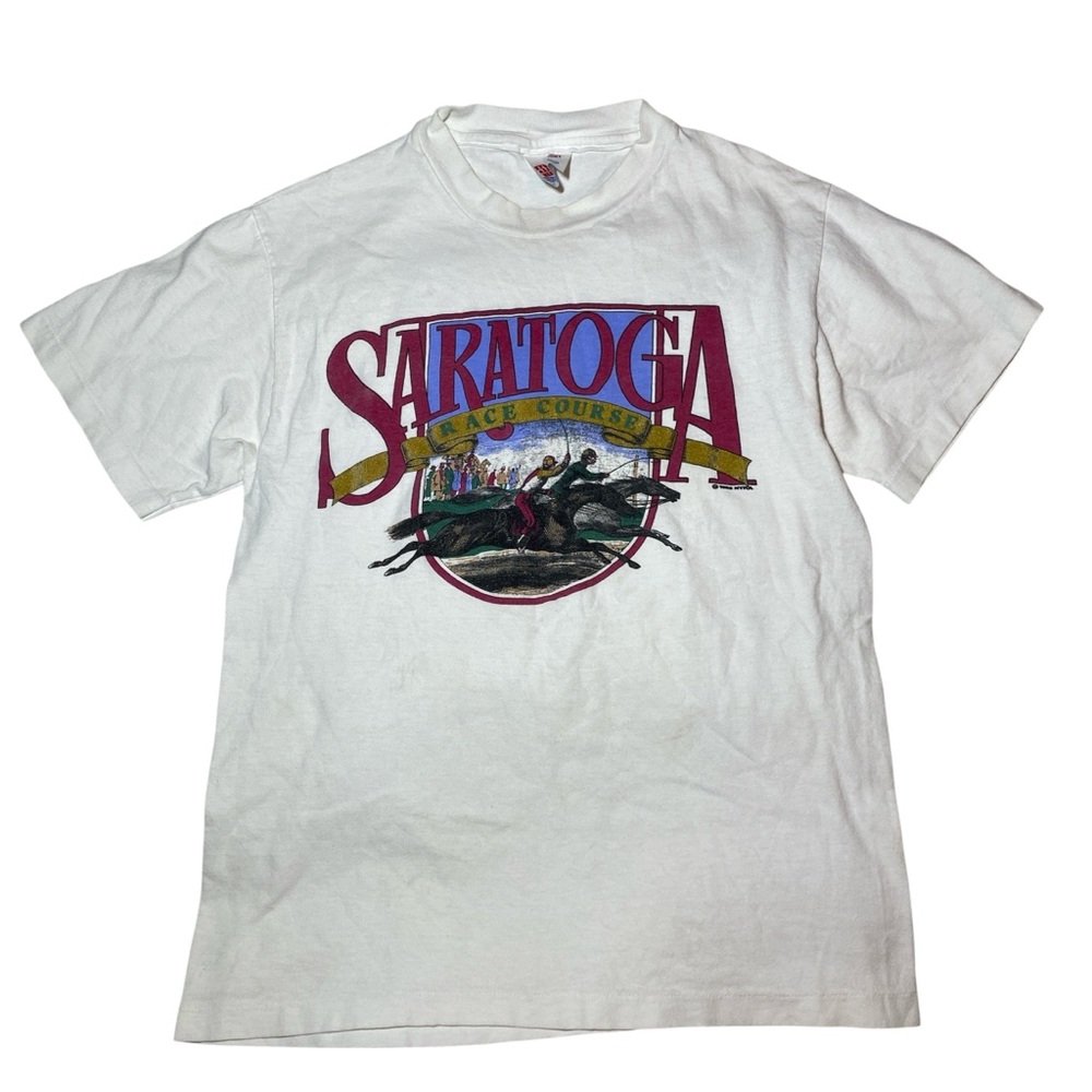 Vintage 1992 Saratoga Race Course T-Shirt
